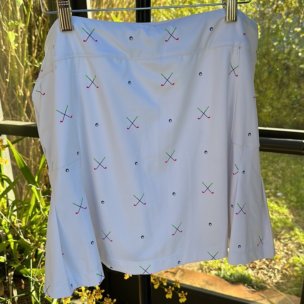 Lillie Green athletic golf skort - golf clubs XL - Picture 3 of 5